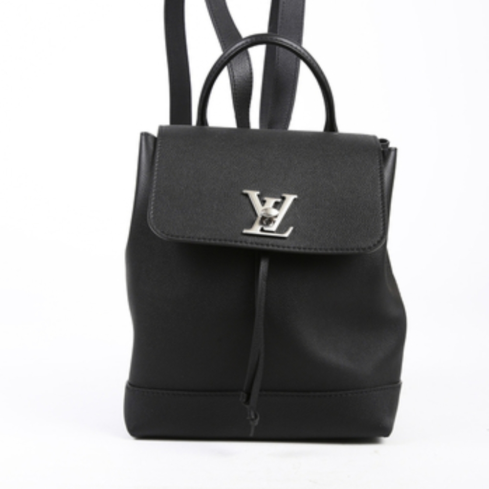 LockMe Black Leather LV Back
